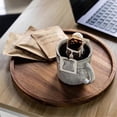thumbnail image 3 of Round Wood Tray, Serving Platter, Appetizer Charcuterie Board, 3 of 5