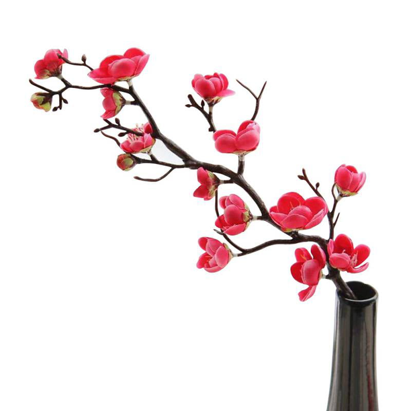 Details about   Artificial Plum Cherry Blossoms Fake Silk Flowers Wedding Home Desk Decor*S 