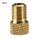 thumbnail image 5 of Greeniant Paquete de 10 Presta a Schrader Operación simple Ahorro de fuerza Adaptación de la bomba Convertidor de válvulas de mantenimiento de Type2 NO2, 5 of 6