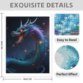 thumbnail image 3 of Diamond Art Kit for Adults, Mystical Serpent Celestial Glow Diamond Painting for Adults Beginners, 5D DIY Diamond Art Painting Kits, Colorful Diamond Painting Craft for Home Decor 12x16 Frameless, 3 of 7