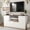White, variant on 63 in Farmhouse TV Stand for TVs up to 70 Inch, Modern Entertainment Center with Storage Drawer and Open Shelves, Shaker Door TV Console Media Cabinet for Living Room, Bedroom, White