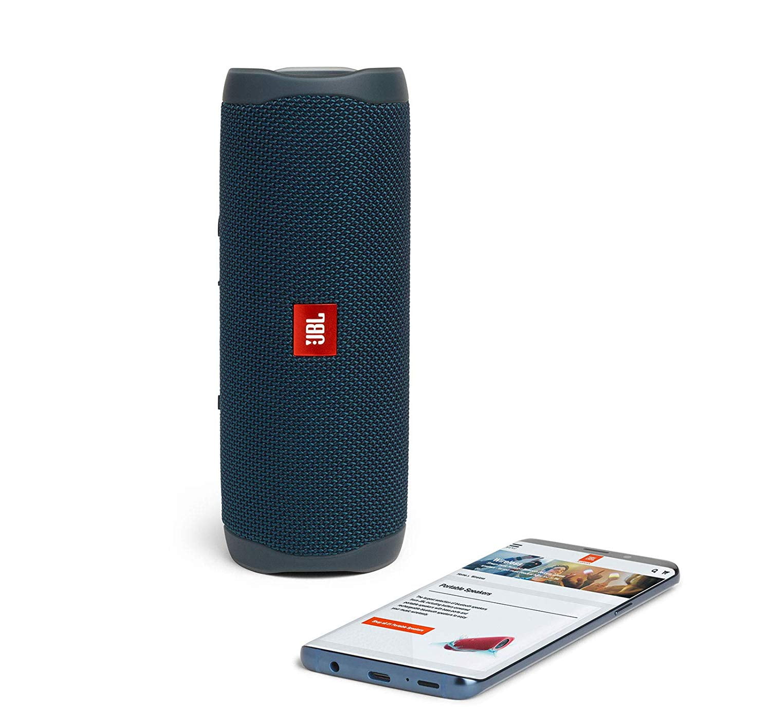 JBL Flip 5 Portable Waterproof Wireless Bluetooth Speaker - Blue 