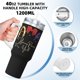 thumbnail image 4 of Vaso Hocus Pocus de 40 oz con asa y tapa con pajita, taza aislada, botella de agua de acero inoxidable, taza de viaje, portavasos, regalo, 4 of 8