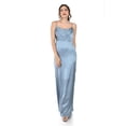 thumbnail image 4 of Vestido de escote drapeado Roman Fashion /Juvenil, 2005 (Azul claro) azul 2X, 4 of 5