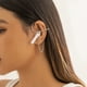 thumbnail image 3 of Clip para oreja sin gancho, curvo, dulce y moderno, con cadena con borla y cadena para auriculares, 3 of 7