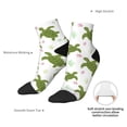 thumbnail image 4 of Uemuo Cute Turtle Printed Crew Socks, Moisture-Wicking Socks, Athletic Socks for Men Breathable Cushion Socks Casual Sport Socks for Running Traveling, 4 of 6