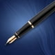 thumbnail image 4 of Pluma estilográfica Waterman Expert negra brillante con borde dorado de 23 quilates, 4 of 7