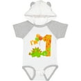 thumbnail image 3 of Inktastic Happy Dinosaur First Birthday-green Boys or Girls Baby Bodysuit, 3 of 5