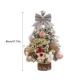 thumbnail image 3 of Naiovety Árbol de Navidad blanco de ensueño para decoración festiva equipado con luces LED, adornos de escritorio para el hogar Kits de decoración para fiestas, 3 of 6