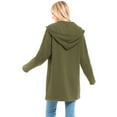 thumbnail image 4 of Made by Olivia Women's Casual Oversized Loose Fit Zip Up Pullover Hoodie Tunic Sweatshirt Jacket Fall Outfits (S-3X), 4 of 4