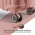 thumbnail image 5 of Joyway 5 Piece Luggage Sets Hardshell Lightweight Suitcase with TSA Lock Spinner Wheels, 5 of 7