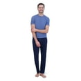 thumbnail image 6 of Hanes Men's ComfortSoft Jersey Short Sleeve Crew Tee and Pants Sleep Set, 2-Piece, Sizes S-2XL, 6 of 7