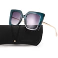 thumbnail image 3 of FEISEDY Oversized Square Pearl Inlay Arm Cat Eye Fashion Sunglasses for Women B2625, 3 of 14