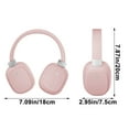 thumbnail image 3 of Foldable Over-Ear Bluetooth Headphones with Wired/Wireless Dual Mode, 8H Playback and 40mm Drivers, Low Latency for Gaming, Sports and All-Day Wear with Soft Headband, 3 of 7