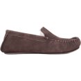 thumbnail image 4 of SNUGRUGS Men's Hugo Wool Loafer Moccasin Slippers - Dark Brown - US 8, 4 of 7