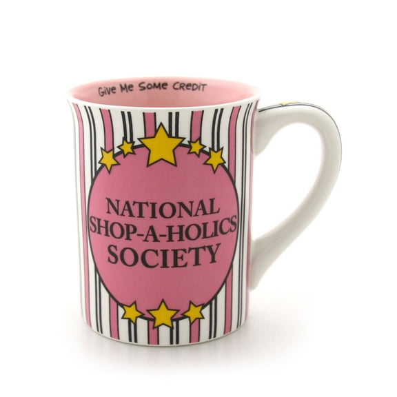 National Shop-A-Holics Funny Coffee Mug 16oz Mothers Day Gift Friendship Gift