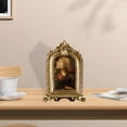 thumbnail image 1 of fotos dorado, galería fotos, centro mesa resina, adorno para decoración del hogar, soporte exhibición imágenes para bodas y, 1 of 8