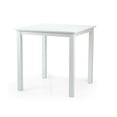 thumbnail image 4 of Dining Room Dinette Kitchen Set Square Table and 2 Falabella Chairs Classic Style Solid Wood White Finish, 4 of 8