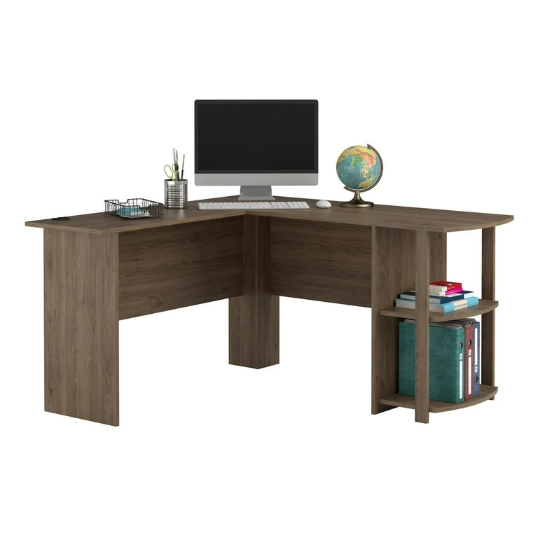 Ameriwood home dominic l desk with bookshelves deals