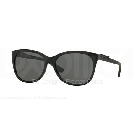 DKNY Women's 0DY4126 Square Sunglasses, Black, 57 mm