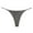 Dark Gray, variant on Seductiva Women Women's Thong Underwear Women's Thong Low Rise Double Layer Bikini Briefs Soft Strech Ladies Breathable