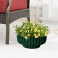thumbnail image 2 of Better Homes & Gardens Pottery 12" Fischer Round Ceramic Planter, Green, 2 of 8