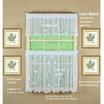 thumbnail image 4 of Cortina Valance Today's Songbird, semitransparente, encaje blanco, 56 x 30 cm, 4 of 8