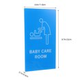 thumbnail image 2 of 1Pcs Assorted Color Mother Infant Room Sign for Baby Changing Area 22.00X11.80X0.30CM, 2 of 8