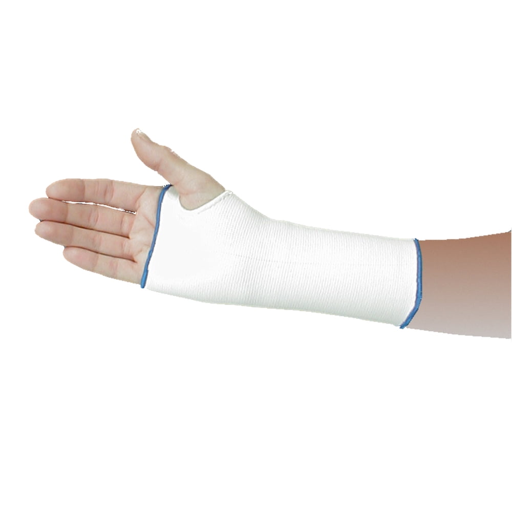 Compression Support Wrist and Hand Brace, 4-Way Stretch with Thumb Hole ...