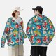 thumbnail image 4 of Fotbe Japanese Koi Chaqueta con Protección Solar UPF 50+ para Hombre y Mujer, Camisa con Capucha y Bolsillos-3X-Large, 4 of 7