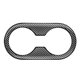 thumbnail image 1 of Car Carbon Fiber Rear Center Console Row Water Cup Holder Frame Cover Trim Car Accessories for -60 2022 2023 RHD, 1 of 5
