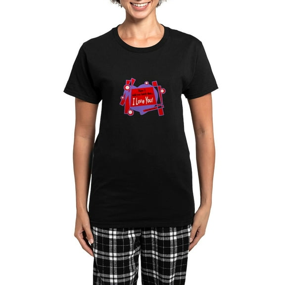 CafePress - Have I Told You Van Morrison Pajamas - Women's Short Sleeve Print T-Shirt and Pants Dark Cotton Pajama Set