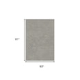 thumbnail image 2 of HomeRoots 552161 8 x 10 ft. Beige & Grey Geometric Rectangle Area Rug, 2 of 9