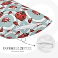 thumbnail image 5 of Bixox Insects Printed Pillow Protector,Super Soft Ideal for Home,Guests,Rentals - 14"x20", 5 of 8
