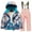 Pink, variant on breaise Kid Ski Suit Boys Girls Windproof Waterproof Ski Jacket and Pants Sets Winter Ski and Snowboarding Suit with Hood