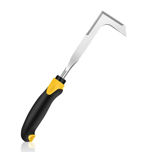 Desherbador de grietas, herramienta para eliminar malezas de adoquines, herramienta para deshierbar grietas para aceras, caminos de acceso y jardines, más eficiente y que ahorra mano de obra
