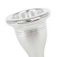 thumbnail image 5 of Tuba Mouthpiece Solid Construction Plated Musical Instrument Gold, 5 of 5