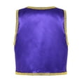 thumbnail image 2 of YEAHDOR Boys Halloween Arabian Prince Cosplay Costume Theme Party Prince Dress Up Costume Glossy Waistcoat, 2 of 7