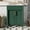 Green, variant on 24" Space-saving Modern Freestanding Vanity Cabinet, Modern Bathroom Cabinet with adjustable shelf, Freestanding Vanity with ceramic sink for restroom renovation, White