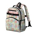 thumbnail image 2 of Pioneer Flower Floral Print Pattern Backpack for School, Cute School Bag with Adjustable Shoulder Straps and Padded Back, 15.25"x11.5"x5.25", 2 of 5
