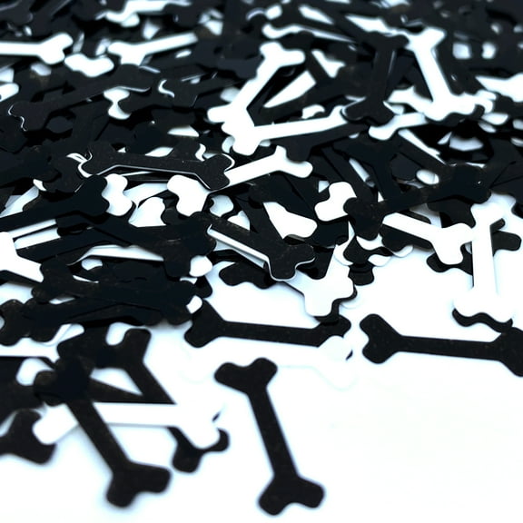 Bone Shape Color Mix Glitter Confetti (1oz = 28g)