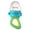 Green, variant on RaZbaby Fruit Feeder Pacifier 6m+ (2 Pack), Add Frozen Fruit or Fresh Food | Silicone Pouch | BPA Free | Green/Orange