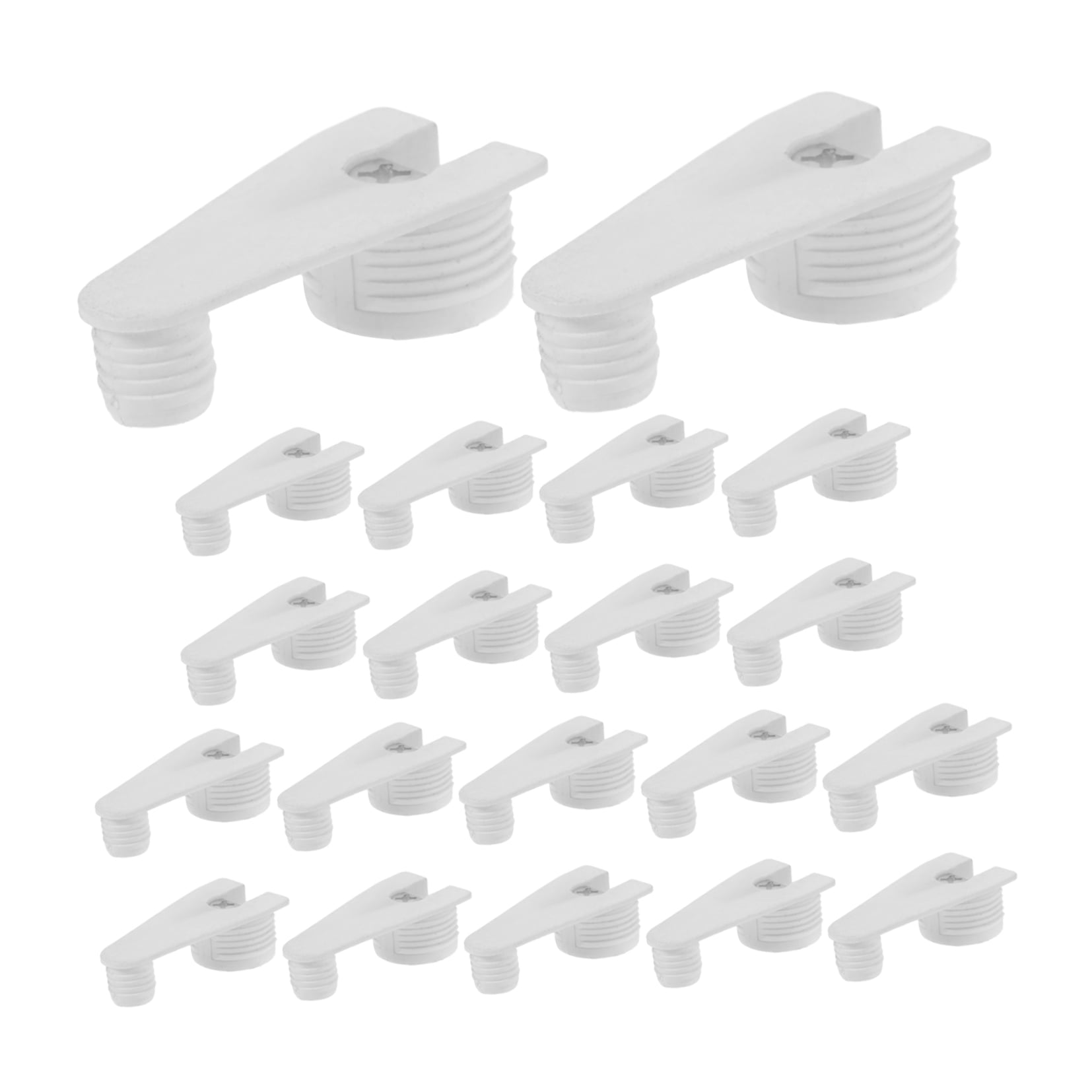 Raindrops Heavy Duty Floating Shelf Brackets Shelf Supports White For DIY Enthusiasts Modern 20Pack