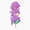 1pcs, variant on Adorable Ditto Dango Art Purple Transforming Game Monster Shaped Rice Cake Skewer Decal For Switch Sticker