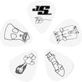 thumbnail image 2 of D'Addario Planet Waves Joe Satriani Signature Guitar Picks 10-Pack White Heavy, 2 of 6