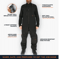 thumbnail image 4 of RefrigiWear Insulated Softshell Bib Overalls - Water-Repellent, Wind-Tight, Thermal Workwear for Extreme Cold, 4 of 7