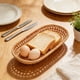 thumbnail image 5 of Small Wicker Basket Rattan Woven Basket For Storing Bread Fruit And Snacks For Kitchen Restaurant Outdoor, 5 of 6