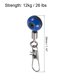 thumbnail image 2 of Deslizadores de Plomo para Línea de Pesca Uxcell 26lbs Capacidad de Carga 20 Paquete Conectores Giratorios Azules, 2 of 5