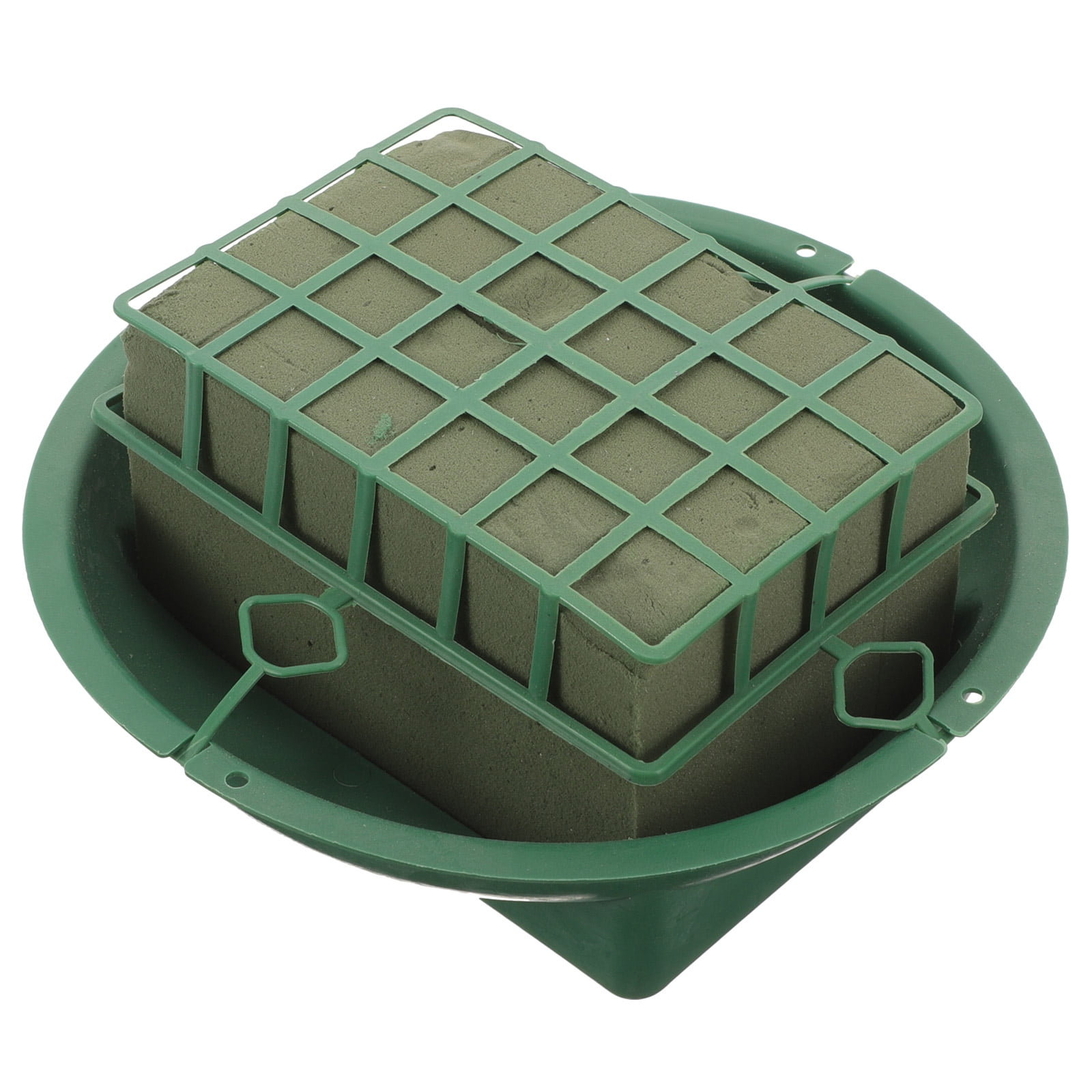 Raindrops 4pcs Floral Foam Cage with Bowl for Flower Arrangement, Floral Foam Base for and Artificial Flowers