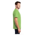 thumbnail image 3 of Port & Company Men's Classic Fit Tall Essential Cotton T-Shirt Lime Large Tall, 3 of 6
